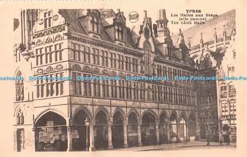 R414211 Ypern Die Tuchhallen Legia Postkarte