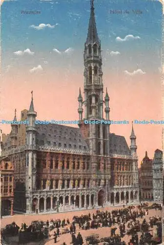 R418130 Bruxelles Hotel de Ville N Sch Br Ed