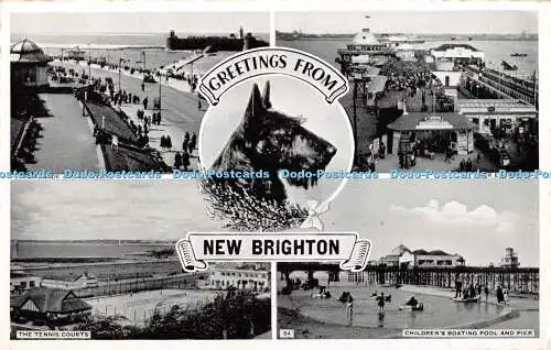 R412458 Greetings from New Brighton 54 1959 Multi View