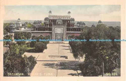R414320 Secundra Akbar Grab D Macropolo Postkarte