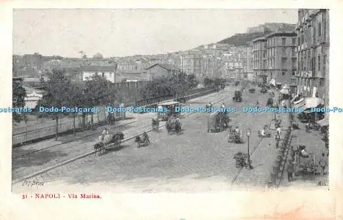 R416237 Fot Brogi 31 Napoli Via Marina