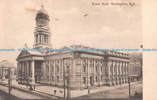 R416261 Town Hall Wellington N Z S M und Co Serie Neuseeland