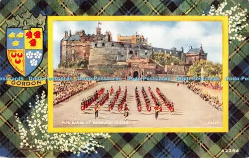 R416390 Gordon Pfeifenbänder im Edinburgh Castle A2257 A2264 Kunstfarbe Valentinstag