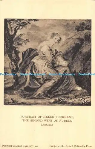 R418442 Dulwich College Gallery Porträt von Helen Fourment, der zweiten Frau von Ru