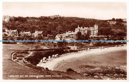 R416511 Langland Bay and Convalescent Home Mumbles 209112 Valentines RP