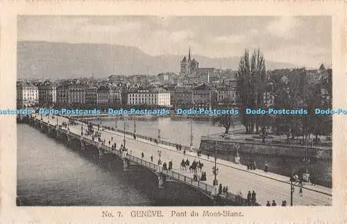 R416532 No 7 Geneve Pont du Mont Blanc Z A Goldberg