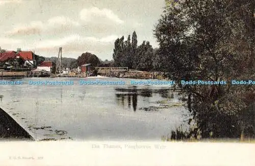 R416562 F G O Stuart The Thames Pangbourne Weir