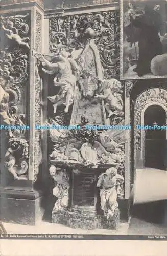 R418501 Nr 110 Marmordenkmal und Bronzebüste von G M Nicolas Cottoner 1663 1680