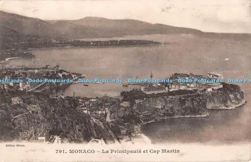 R414727 Monaco La Principaute et Cap Martin Giletta B und G