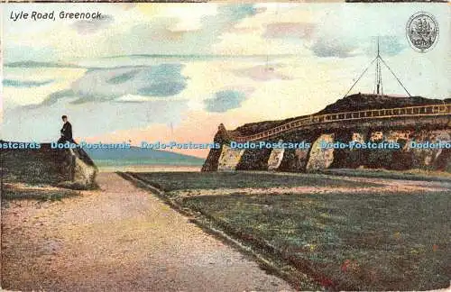 R416676 Lyle Road Greenock Geo A braun 1908