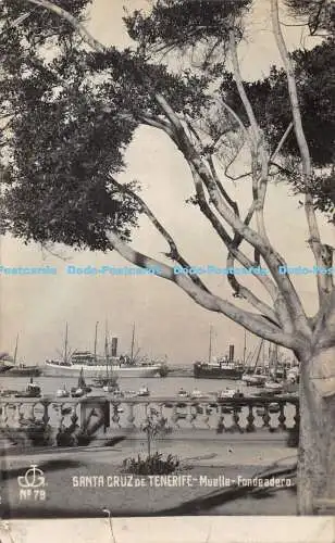 R418638 No 79 Santa Cruz de Tenerife Muelle Fondeadero 1926