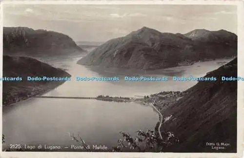 R416754 2125 Lago di Lugano Ponte di Melide Ditta G Mayr RP