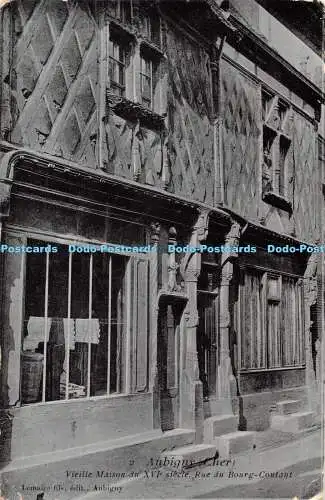 R418714 2 Aubigny Cher Vieille Maison du XVIe siecle Rue du Bourg Coutant Lemair