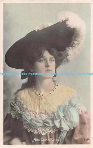 R418727 Woman Miss Zena Dare 0234 Hat The Rotophot 1905