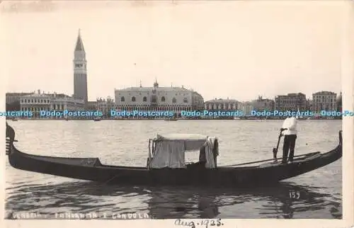 R414895 Venezia Panorama E Gondel G Brocca 1925