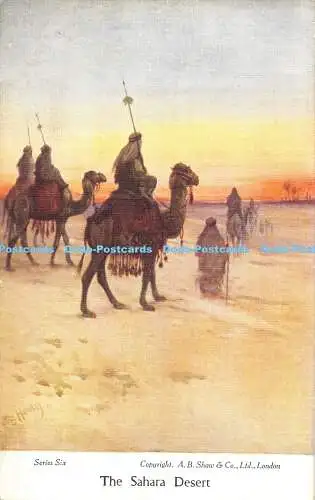 R418747 Series Six A B Shaw The Sahara Desert