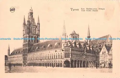 R414982 Ypern Die Tuchhallen Legia Postkarte