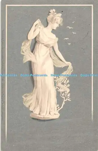 R418987 Meissner und Buch Serie Bi 1069 Wedgwood Figuren Postkarte 1900