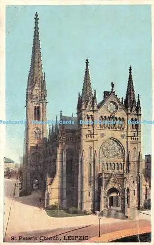 R419003 Peterskirche Leipzig Fine Art Postkarten Christliche Romane Verlag