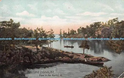 R417236 Thousand Island N Y Blick in den engen Hugh C Leighton