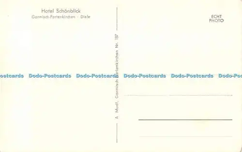 R419312 Hotel Schönblick Garmisch Partenkirchen Diele A Modell Nr 187