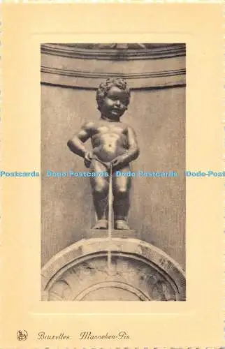 R419349 Nels Bruxelles Manneken Pis Brussel Ern Thill No 23