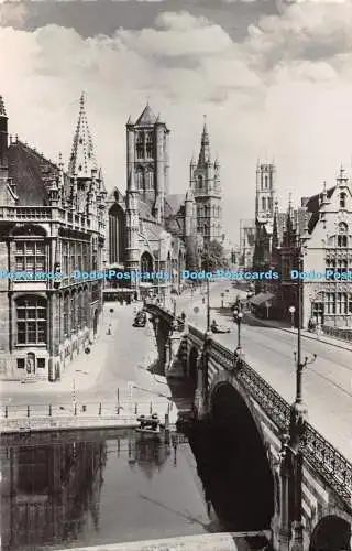 R419419 Gand Rampe St Michel et Panorama Gent St Michielshelling met Panorama S