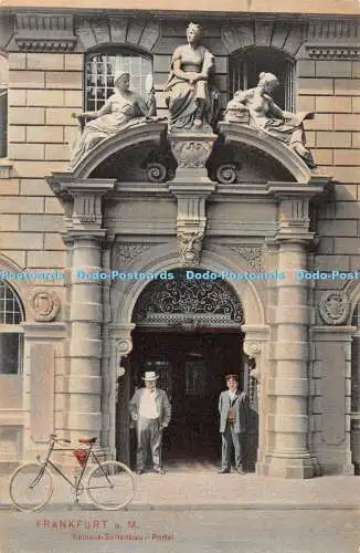 R419768 Frankfurt a M Rathaus Seitenbau Portal Dr Trenkler