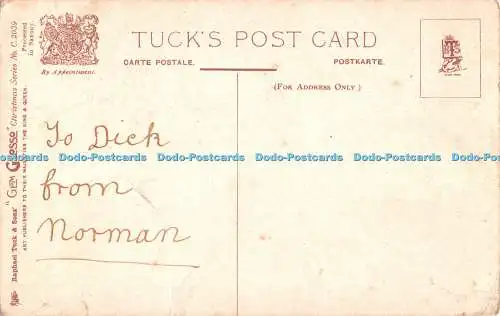 R419822 A loving message just to say Tuck Gem Glosso Christmas Series No C 2039