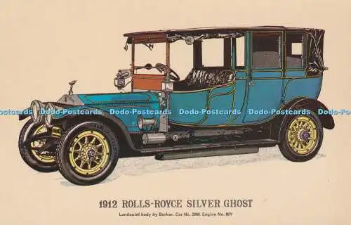 R420175 Rolls Royce Silver Ghost Landaulet Karosserie von Barker Car Nr 2069 Motor Nr.