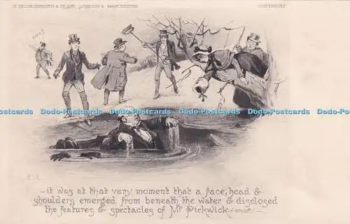 R420290 Genau in diesem Moment tauchten ein Gesicht Kopf und Schultern aus b