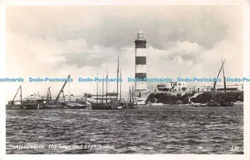 R422561 Alexandria Hafen und Leuchtturm The Oriental Commercial 1937