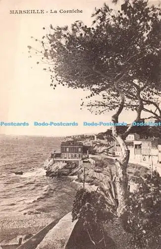 R420737 Marseille La Corniche Postkarte