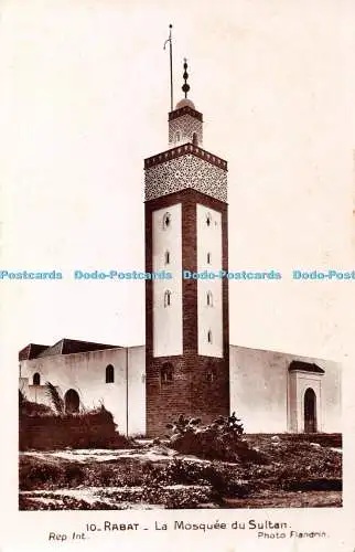 R420797 Rabat La Mosquee du Sultan Flandrin