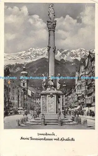 R420919 Innsbruck Maria Theresienstraße mit Nordkette Chizzali K T V Nr 2584