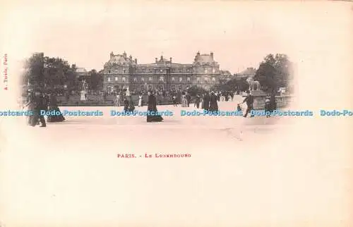 R422934 Paris Le Luxembourg A Taride Postkarte