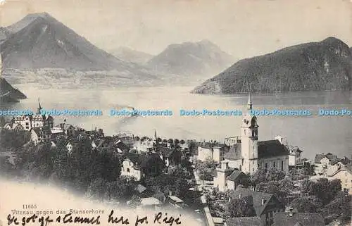 R422958 Vitznau gegen das Stanserhorn Kilchberg 1905