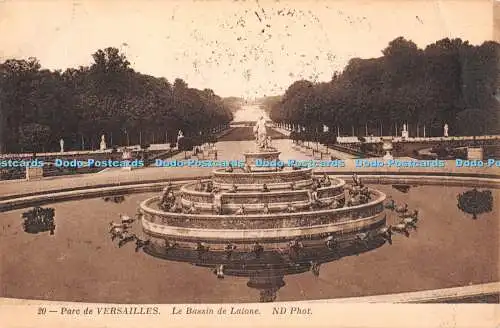 R424908 Parc de Versailles Le Basin de Latone ND Phot 1912