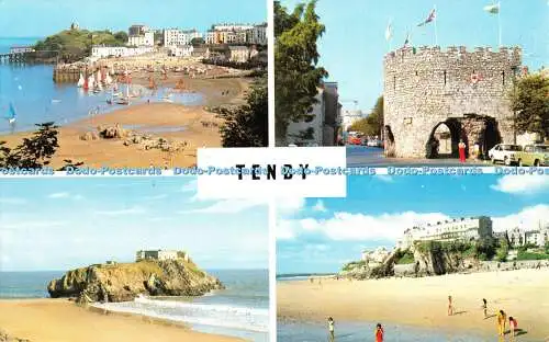 R424933 Tenby The Harbour The Five Arches Torbogen Werbung Multi View