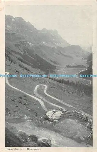 R421096 Klausenstraße Urnerboden Nr 3947 Gebr von Matt
