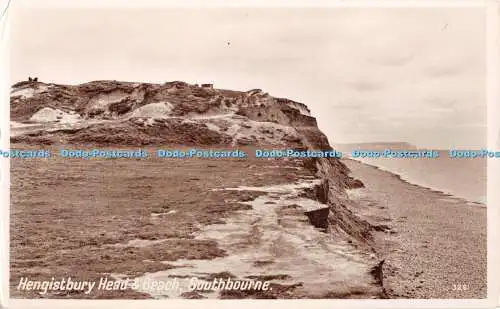 R425022 Southbourne Hengistbury Head and Beach Photo Precision English Series Ge