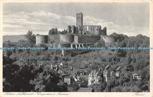 R423118 Deutschland Hohen Luftkurort Königstein i Taunus Ruine F Schilling