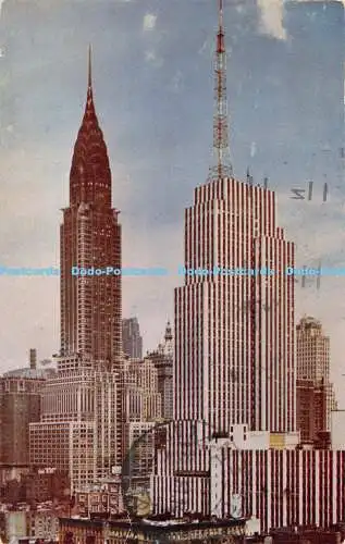 R421246 NY 511 Chrysler and News Buildings New York City Alfred Mainzer Mike Rob