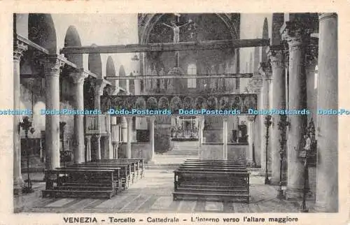 R425174 Venezia Torcello Cattedrale L interno verso l altare maggiore P R M