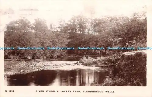 R425217 Llandrindod Wells River Ithon and Lovers Leap W H S Kingsway Echtfoto