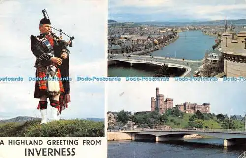 R423416 A Highland Greeting from Inverness View from the Castle Castle and Ness