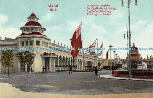 R425509 Gand The English Section N S Br Ed International Exhibition Gent