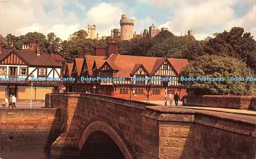 R421621 Brücke und Arundel Castle Noel Habgood Plastichrome C G Williams Farbe