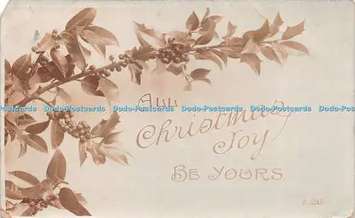 R423617 All Christmas Joy be Yours A and G Taylor Reality Series 1913