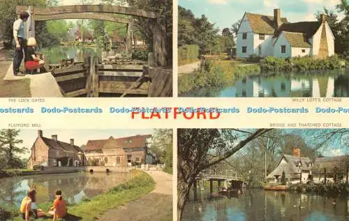 R421634 Flatford An Artistic Card F W Pawsey Multi View
